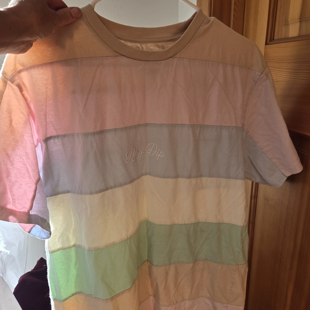 Ripndip Multicolor Striped Short Sleeve Tee